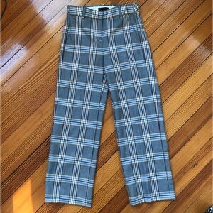 J Crew plaid trousers